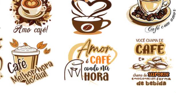 Estampas do tema Café