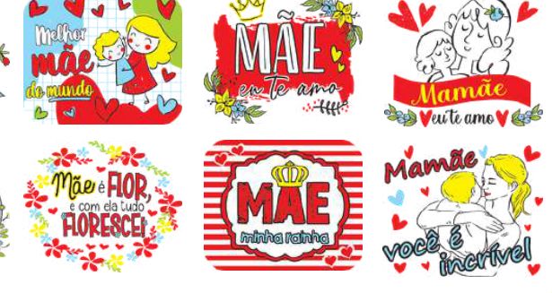 Estampas do tema Mãe