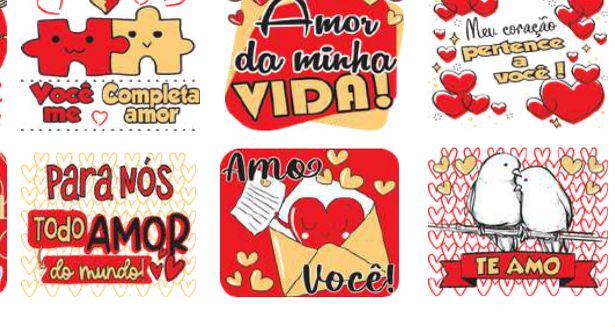 Estampas do tema Namorados